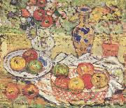 Maurice Prendergast Still Life w Apples France oil painting artist